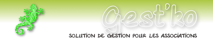 Logiciel de gestion pour associations : Gest'ko